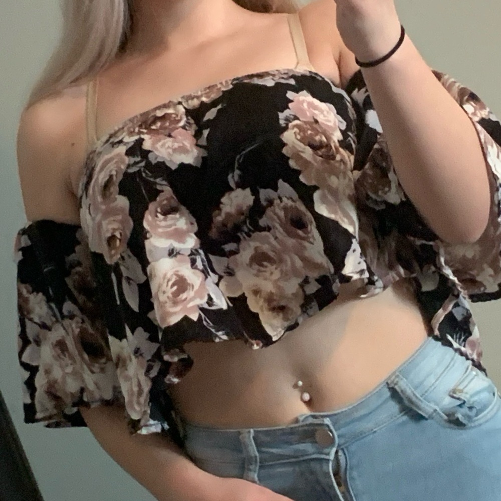 2/$5 | Strapless Crop Top